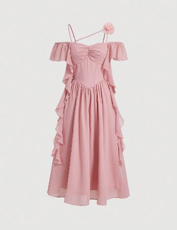 Rochie medie SHEIN, roz