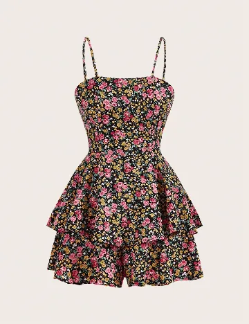 Salopeta SHEIN, floral print