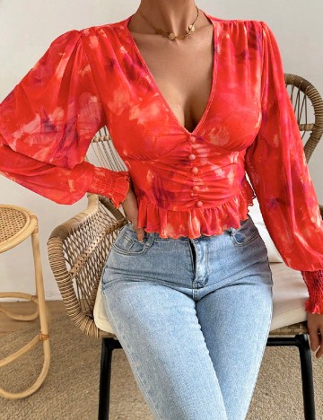 Top SHEIN, rosu