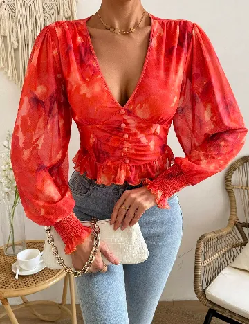 Top SHEIN, rosu