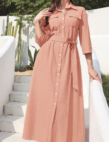 Rochie lunga SHEIN, corai