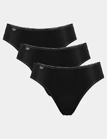 Set chiloti 3 perechi Sloggi by Triumph, negru