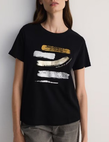 Tricou Reserved, negru