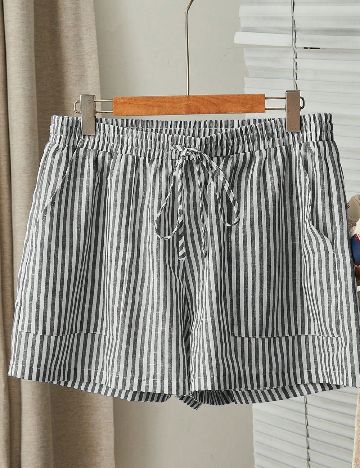 Pantaloni scurti SHEIN CURVE, gri