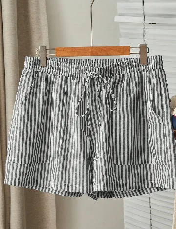 Pantaloni scurti SHEIN CURVE, gri