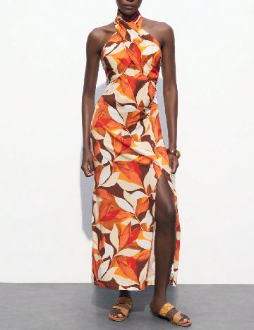 Rochie lunga SHEIN, portocaliu