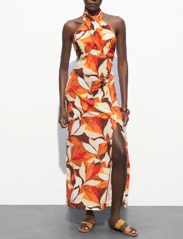 Rochie lunga SHEIN, portocaliu