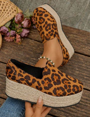 Espadrile SHEIN, animal print