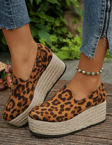 Espadrile SHEIN, animal print
