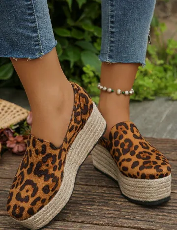 Espadrile SHEIN, animal print