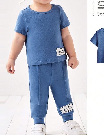 Compleu Shein Kids, albastru