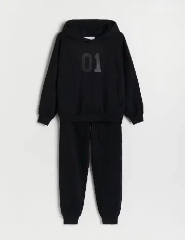 Trening Reserved, negru Negru