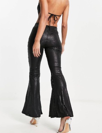 Pantaloni Glamorous, negru