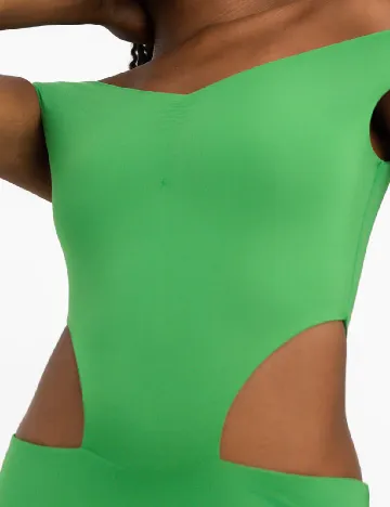 Rochie lunga Aria Cove, verde