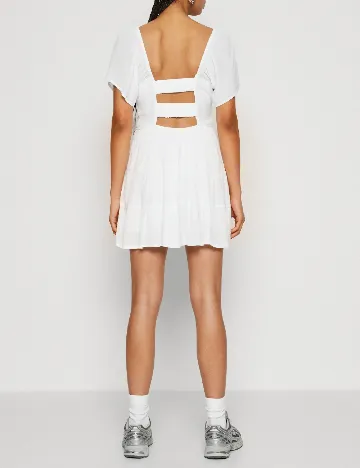 Rochie scurta Hollister, alb