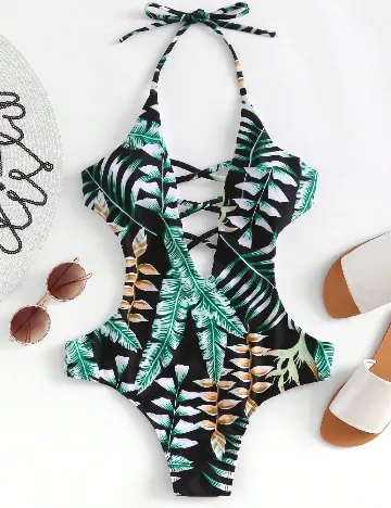 Costum de baie SHEIN, mix culori