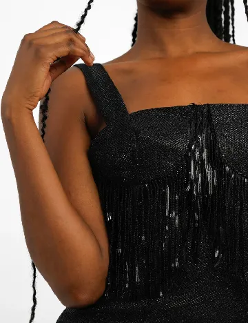Rochie medie Labelrail x Juliette Foxx, negru