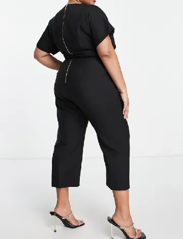 Salopeta Closet London Curve, negru