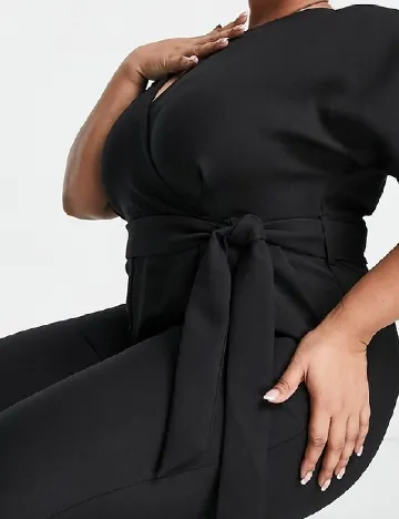 Salopeta Closet London Curve, negru
