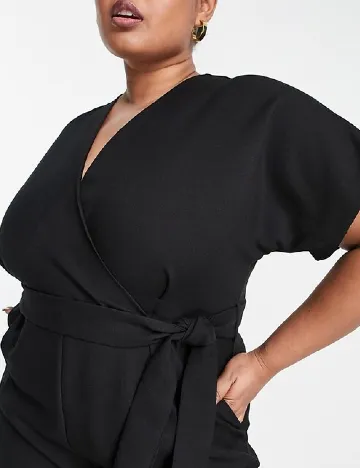 Salopeta Closet London Curve, negru