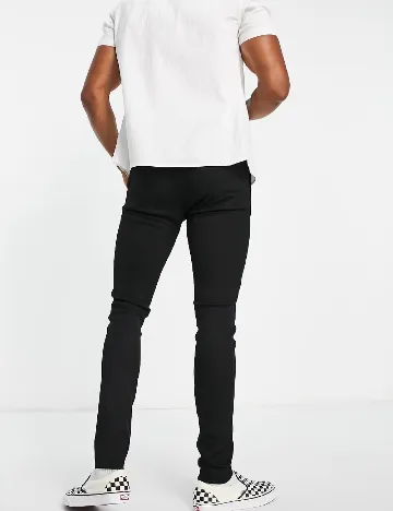 Pantaloni Topman, negru