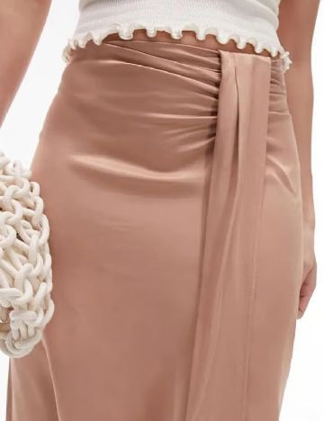 Fusta Top Shop, maro