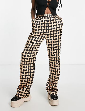 Pantaloni Heartbreak, crem