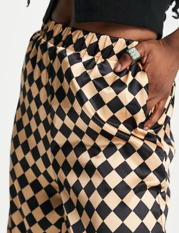 Pantaloni Heartbreak, crem