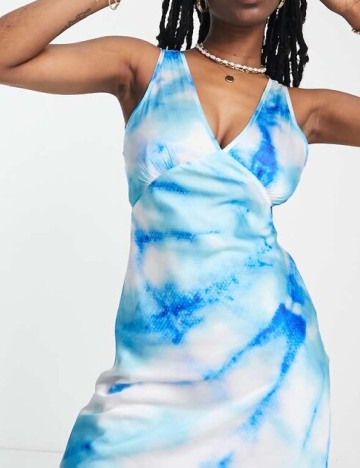 Rochie scurta COLLUSION, albastru
