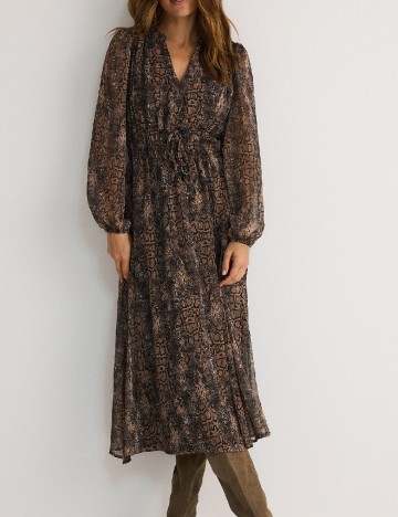 Rochie medie Reserved, animal print