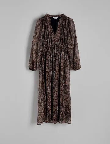 Rochie medie Reserved, animal print