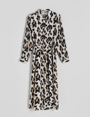Rochie medie Reserved, animal print