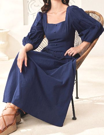 Rochie lunga SHEIN, albastru