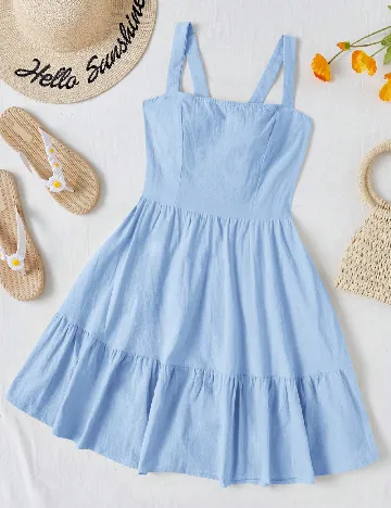 Rochie scurta SHEIN, albastru