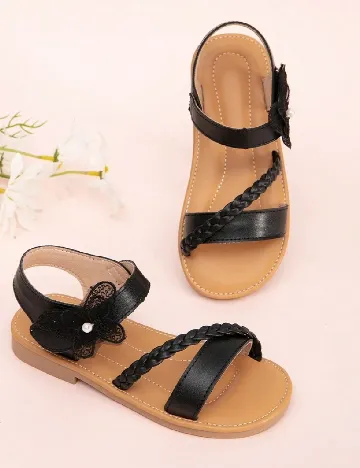 Sandale Shein Kids, negru Negru