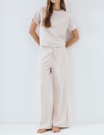Pantaloni Reserved, ecru