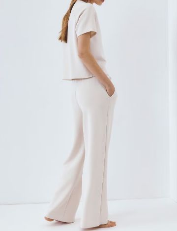 Pantaloni Reserved, ecru