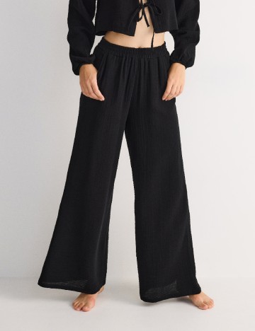 Pantaloni Reserved, negru