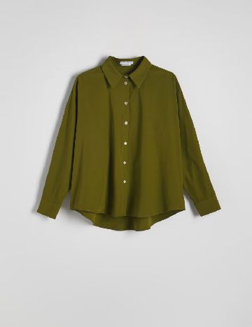 Camasa Oversize Reserved, verde