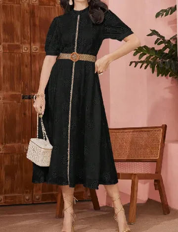 Rochie medie SHEIN, negru Negru