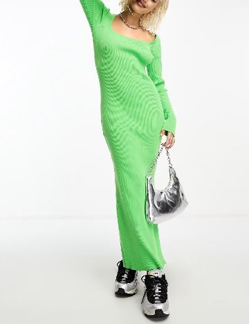 Rochie lunga DAISY STREET, verde