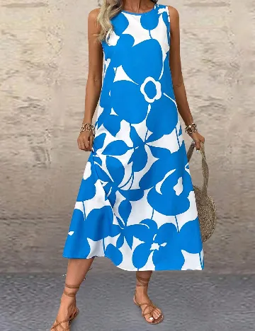 Rochie lunga SHEIN, albastru