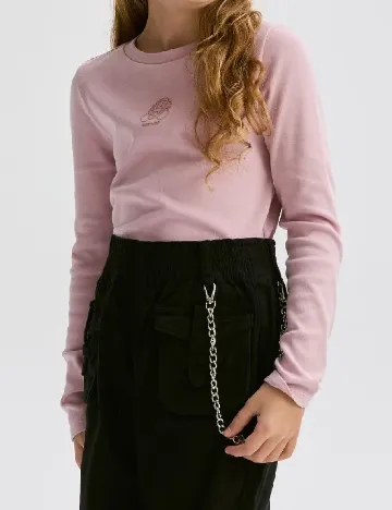 Pantaloni Reserved, negru