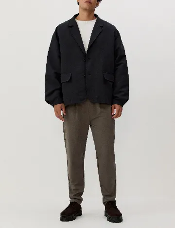 Sacou Oversize Reserved, negru