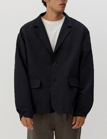 Sacou Oversize Reserved, negru