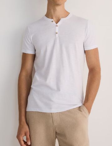 Tricou Reserved, alb