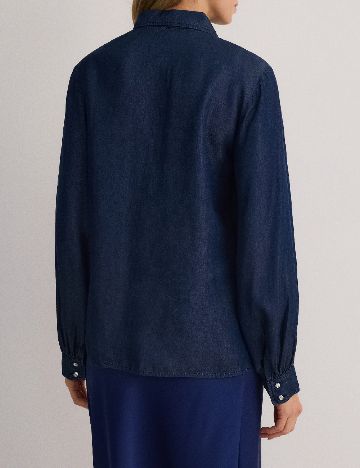 Camasa Reserved, bleumarin