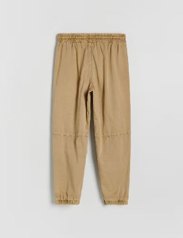 Pantaloni Reserved, maro deschis