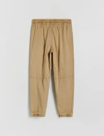 Pantaloni Reserved, maro deschis