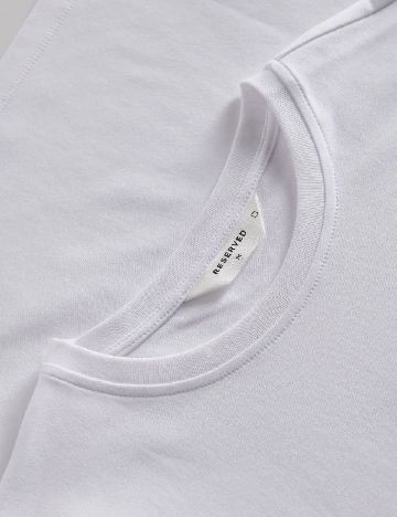 Tricou Reserved, alb